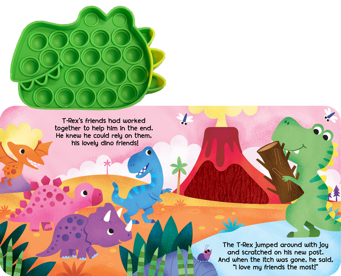 Little Hippo Books - Little T-Rex - Your Sensory Fidget Friend