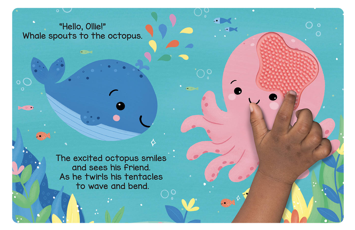 Hello, Ocean Friends - Touch and Feel - Little Hippo Books - Glee Garden