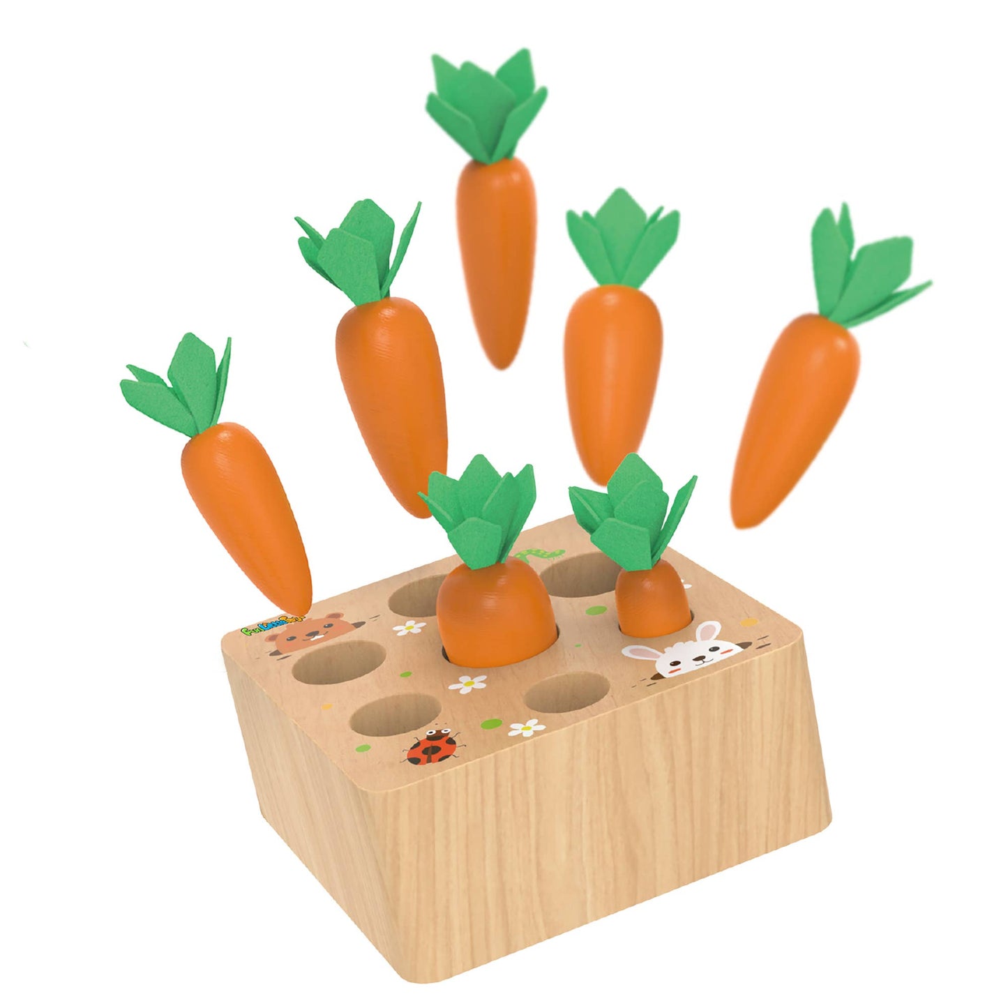 Toys Carrots Harvest Shape Size Sorting - Fun Little Toys - Glee Garden