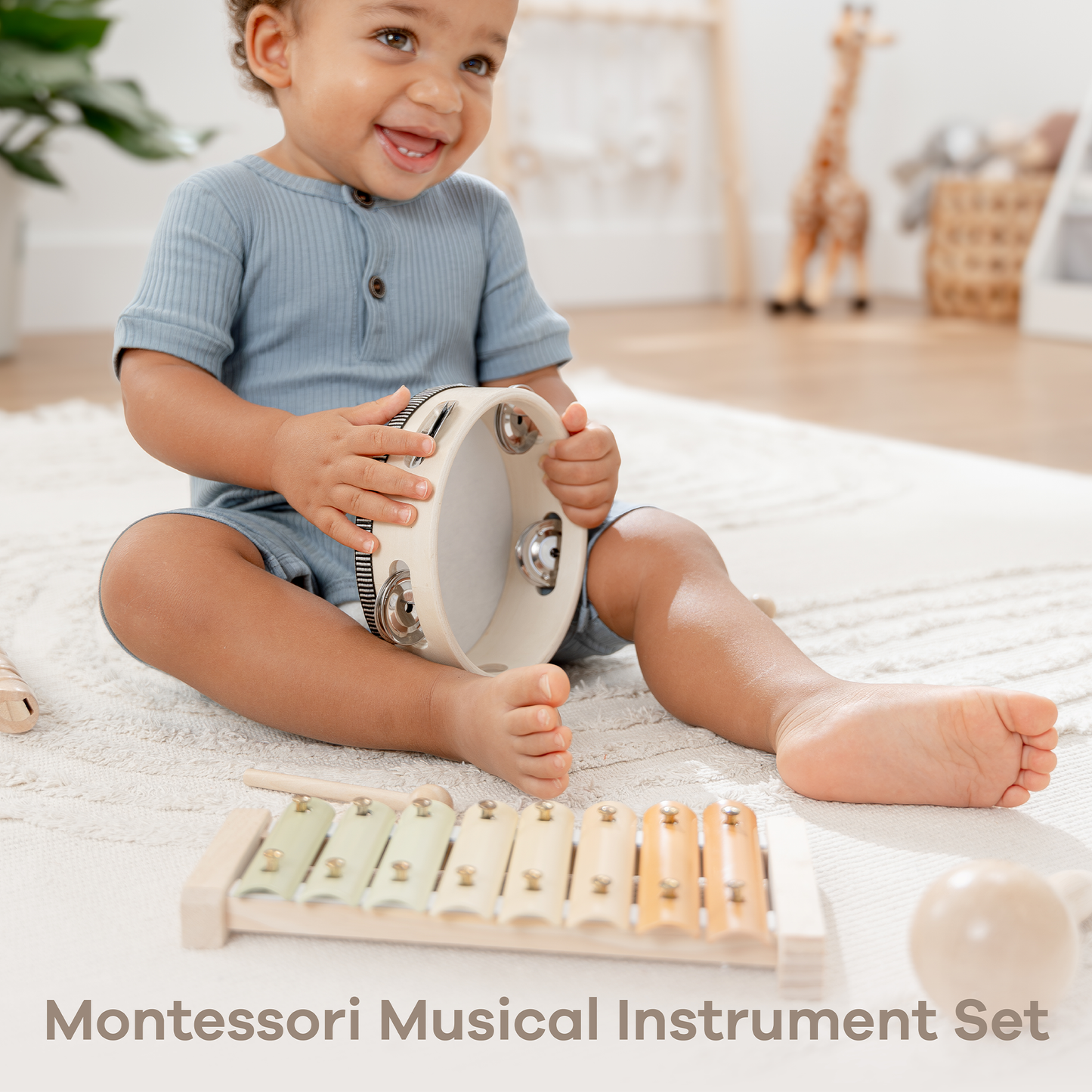 4-Piece Kids Musical Instruments - Comfy Cubs - Glee Garden