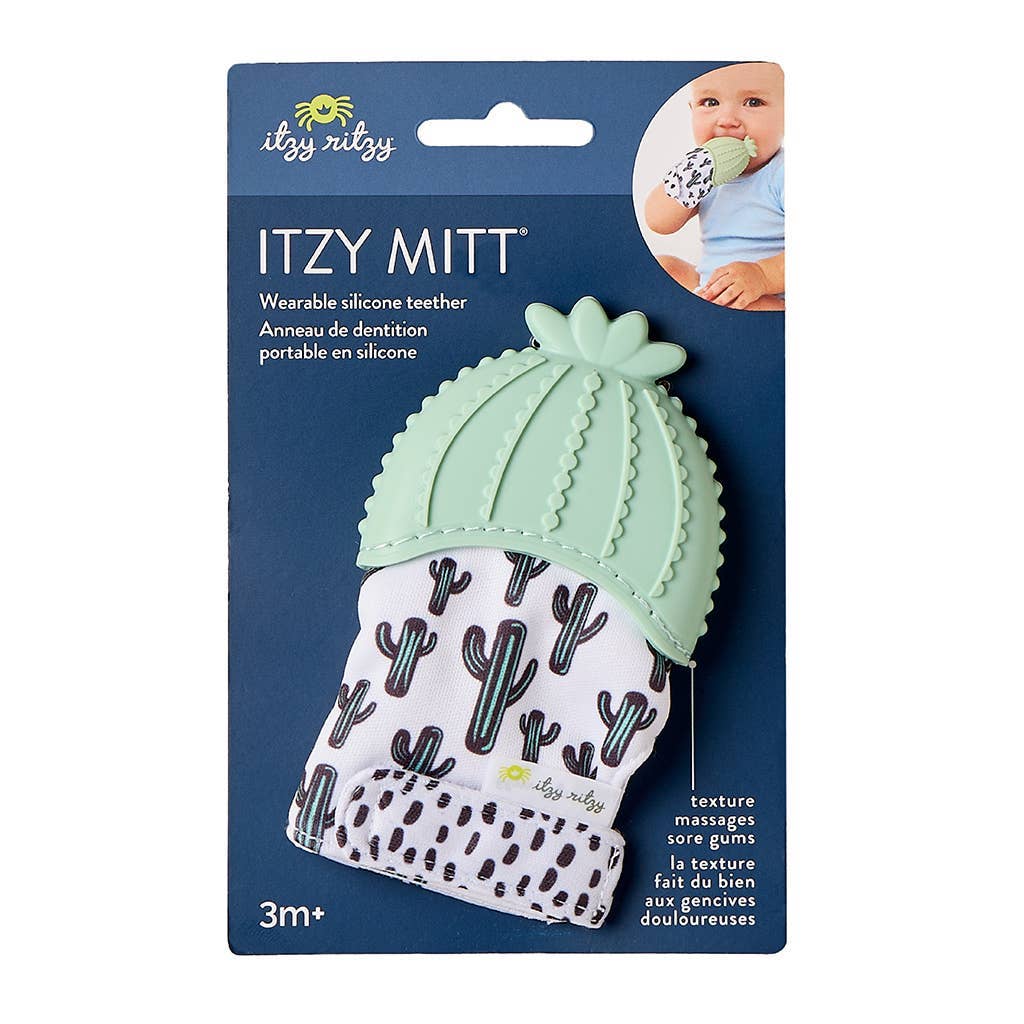 Itzy Ritzy Canada - Itzy Mitt™ Silicone Teething Mitts: Cactus