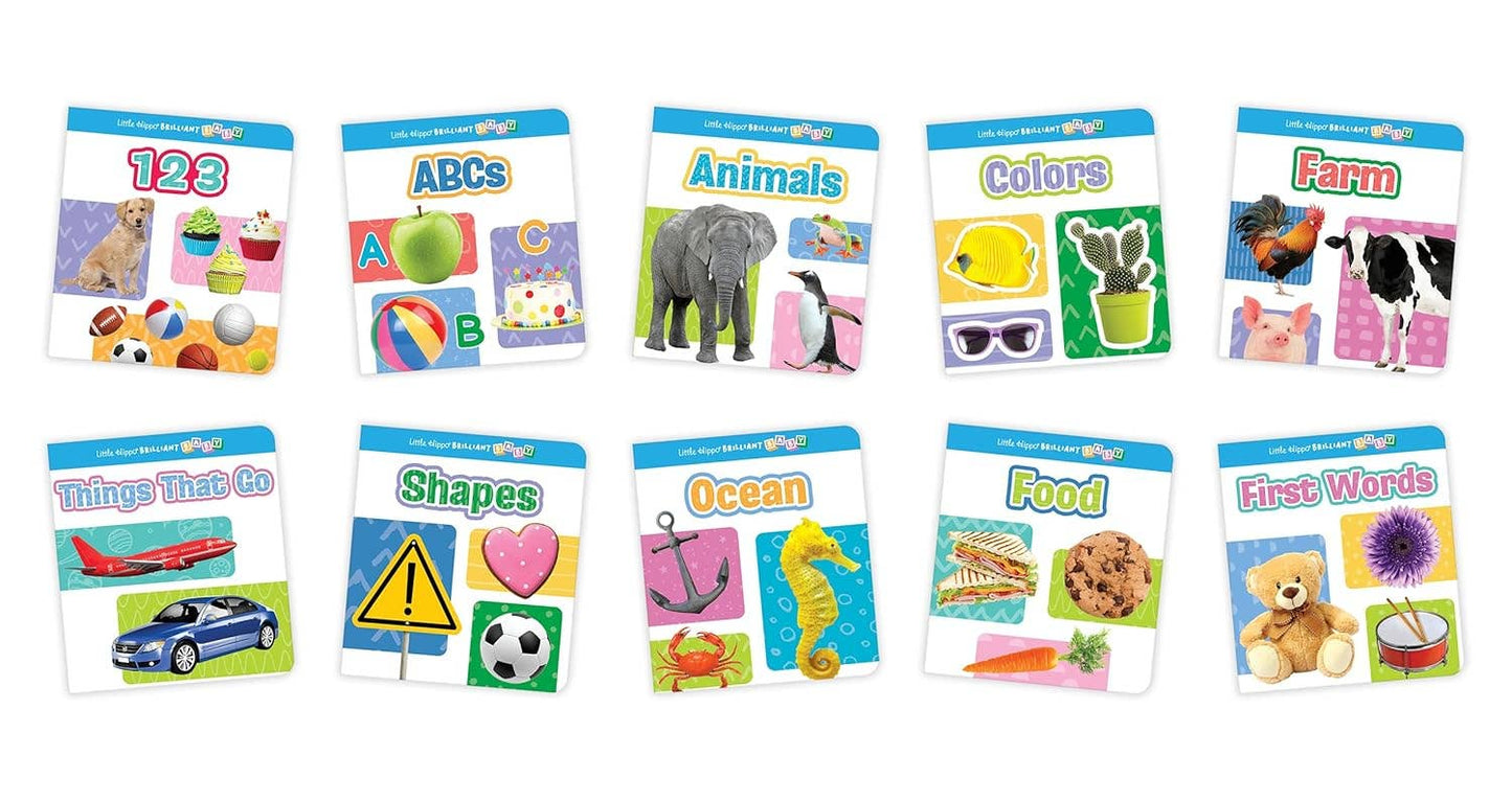 My First Library - Baby Book Set - Little Hippo Books - Glee Garden