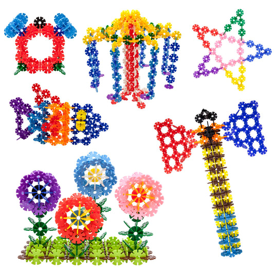 PicassoTiles - PicassoTiles 600pc Building Interlocking Chips