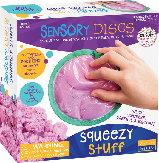 Teacher Created Resources - Sensory Playtivity™ Sensory Discs: Squeezy Stuff - Pack of 3