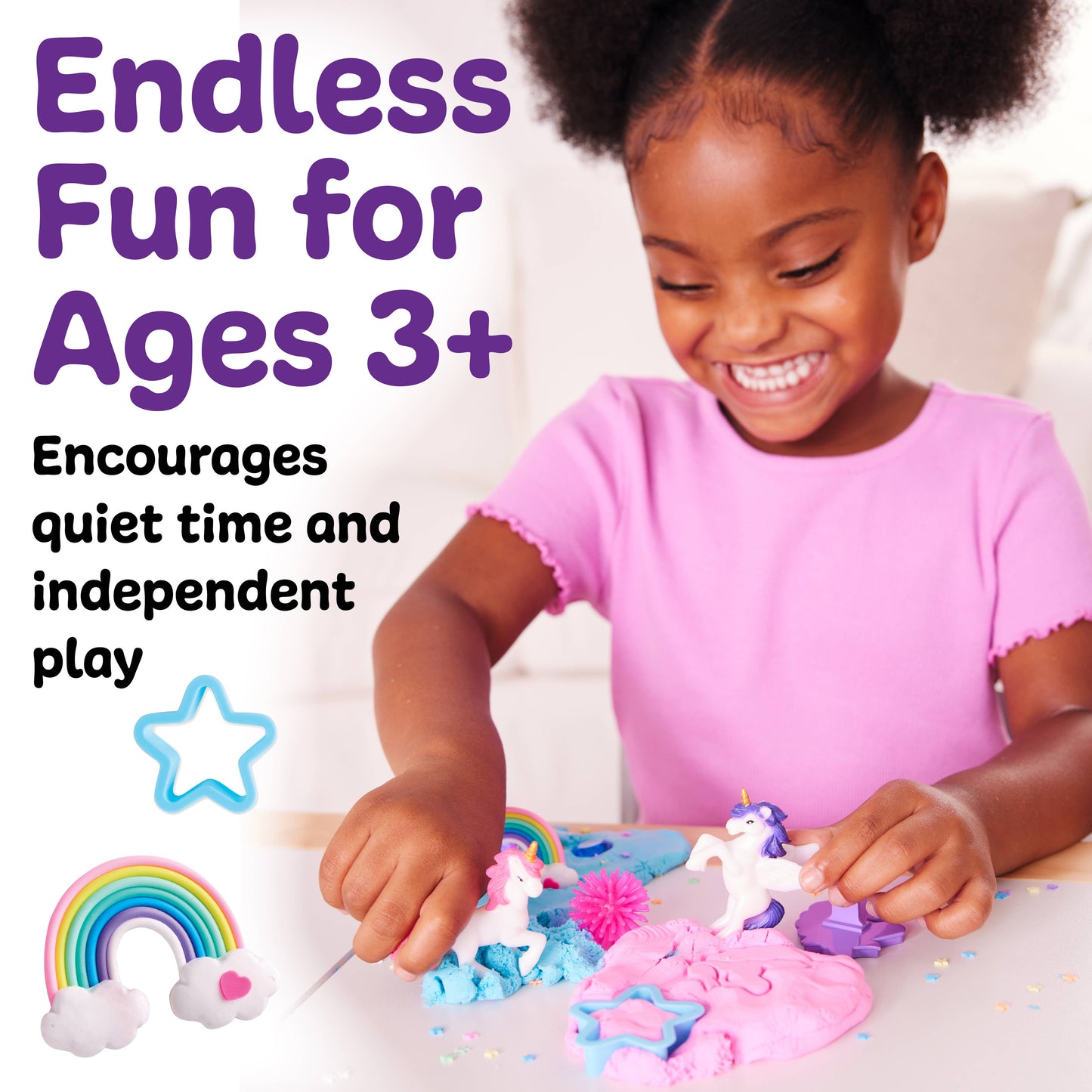 Faber-Castell / Creativity for Kids - Sensory Pack Unicorn On the Go Play Set for Kids