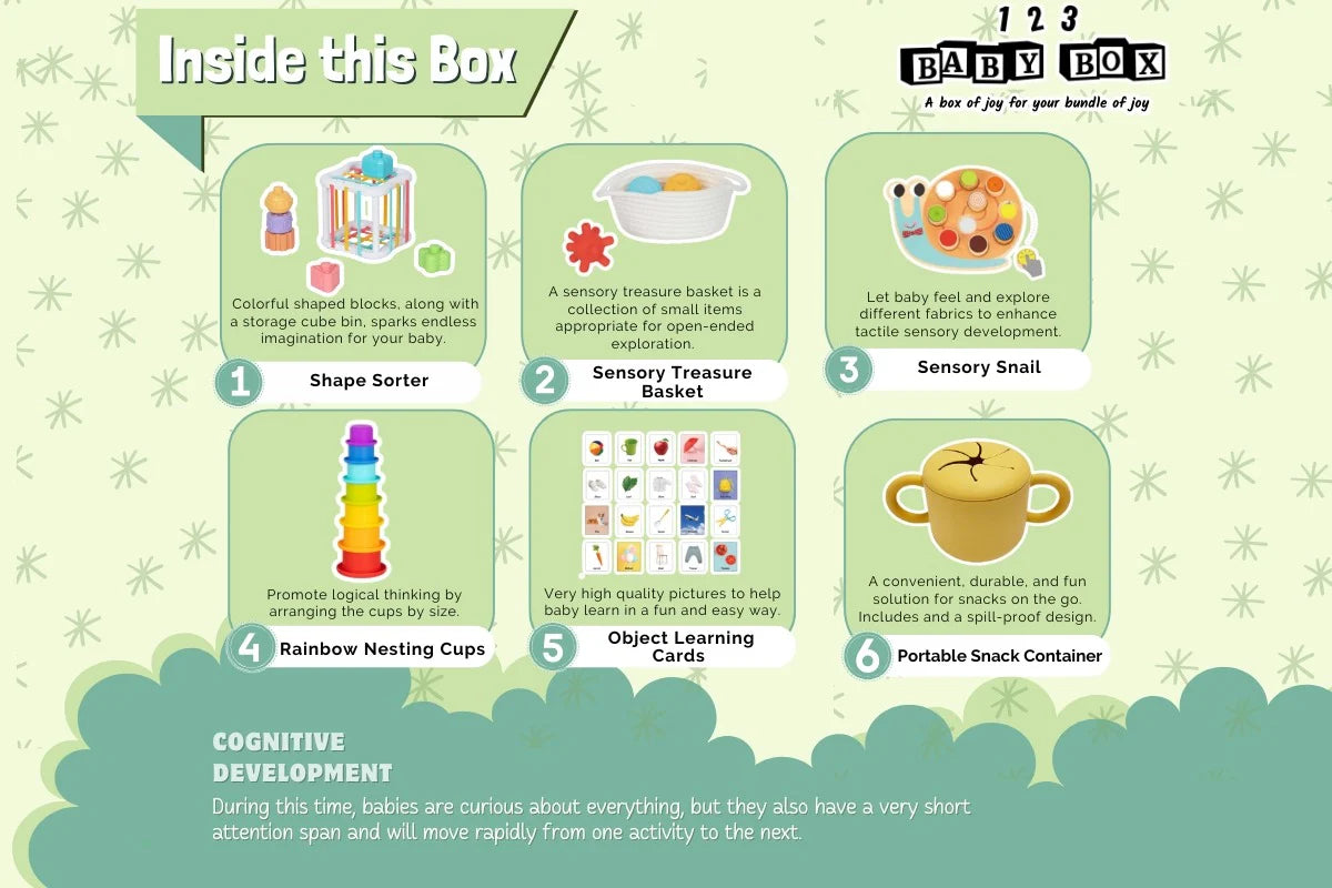 123 Baby Box - 7-8 Months Montessori Educational Box