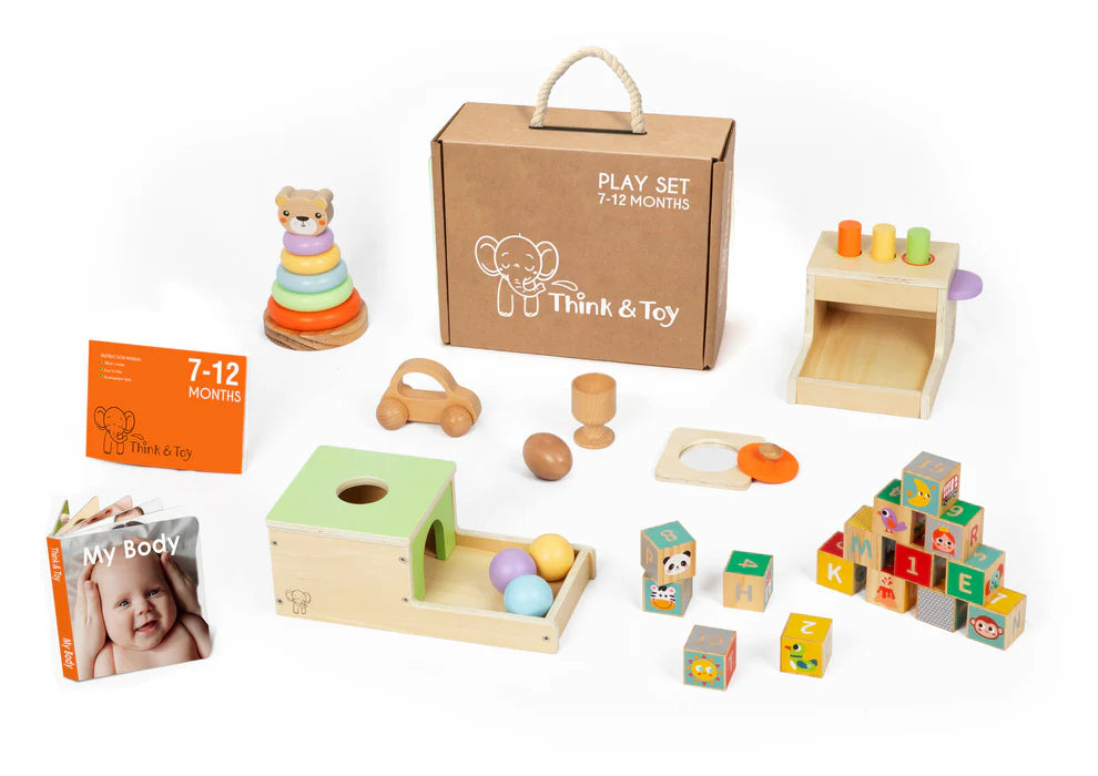 Think & Toy - 7-12 Months Play Kit - Canadian Brand