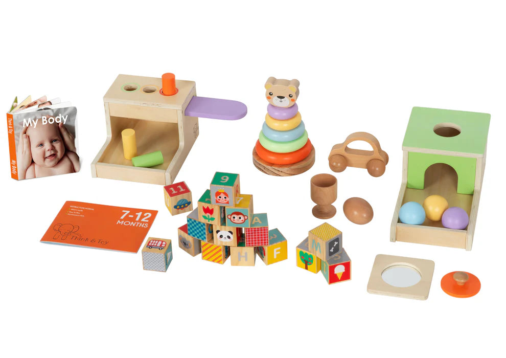 Think & Toy - 7-12 Months Play Kit - Canadian Brand