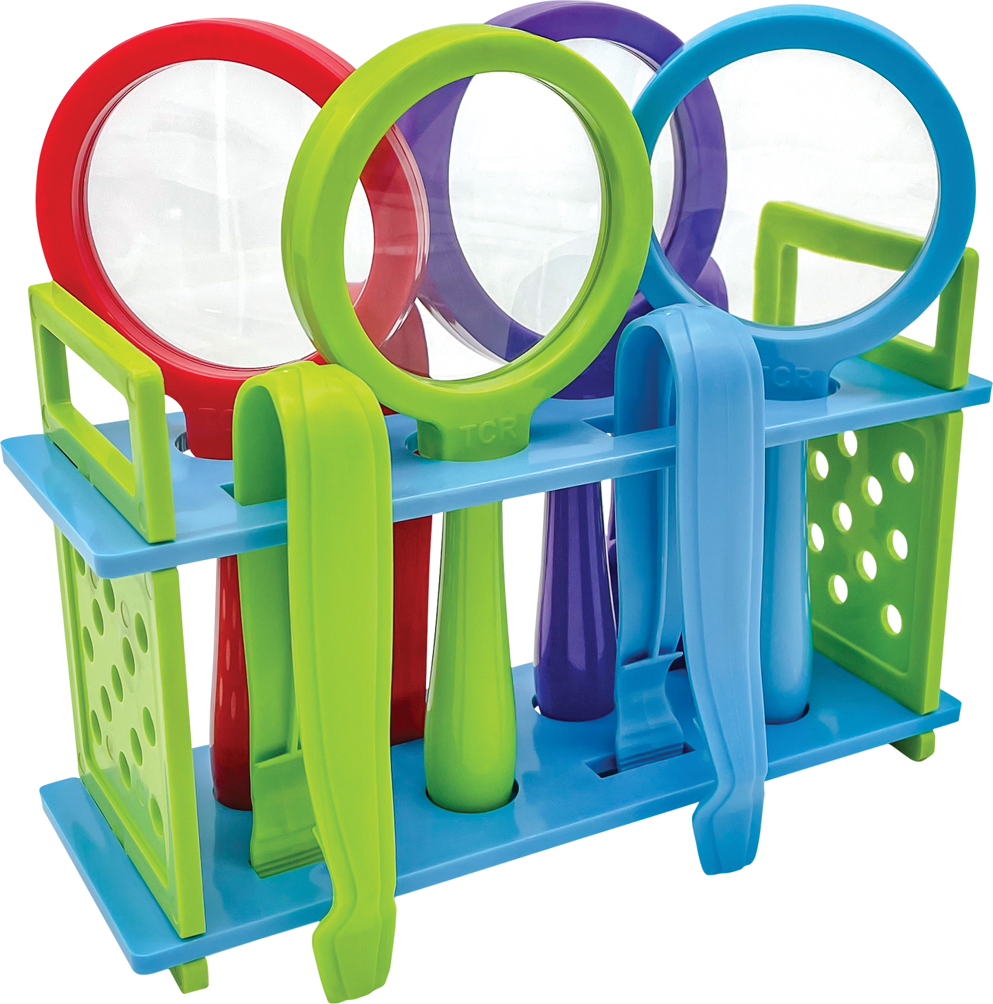 Up-Close Science Magnifying Glasses & Tweezers, 9 Pieces Activity Set