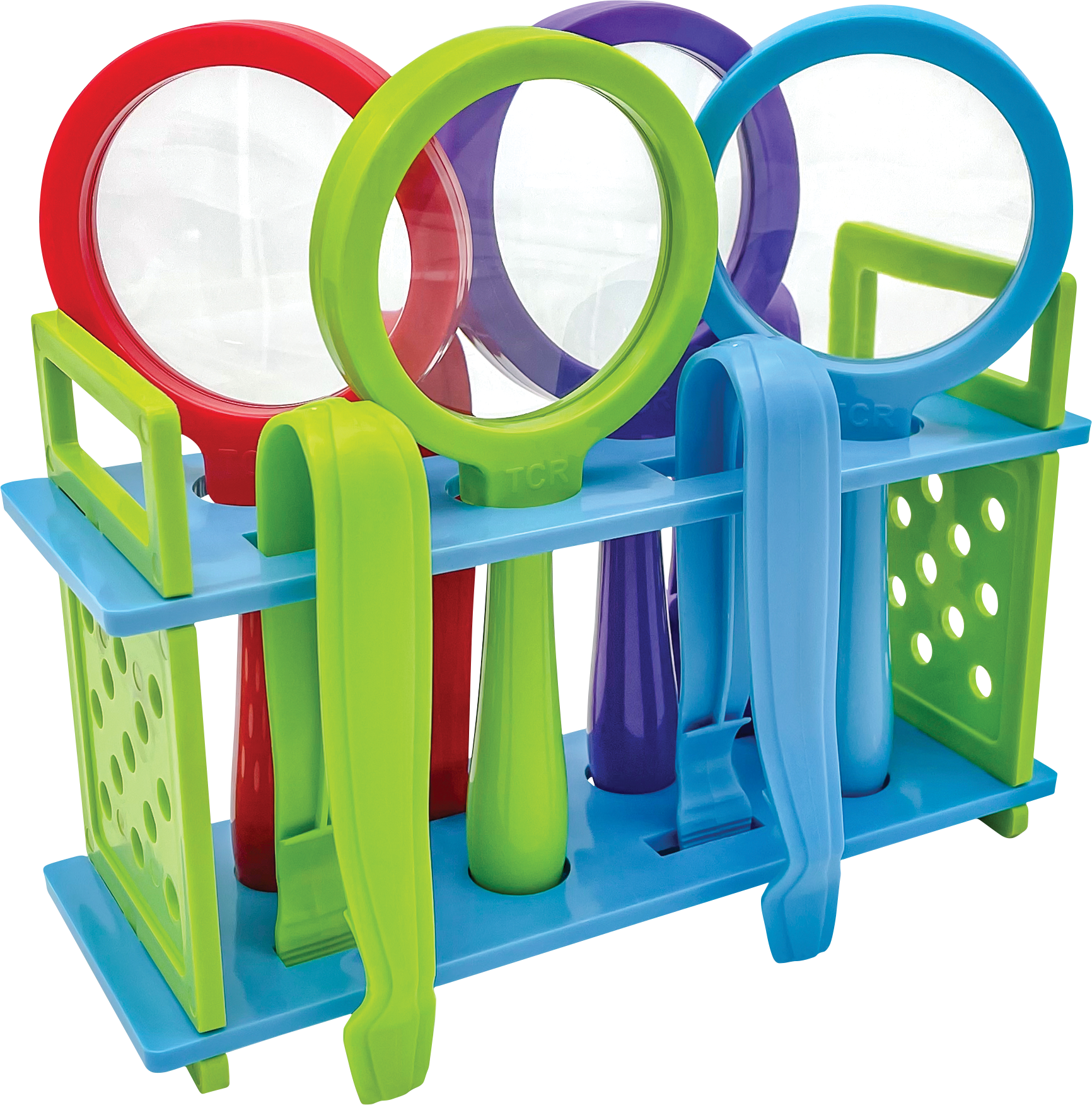 Up-Close Science Magnifying Glasses & Tweezers, 9 Pieces Activity Set