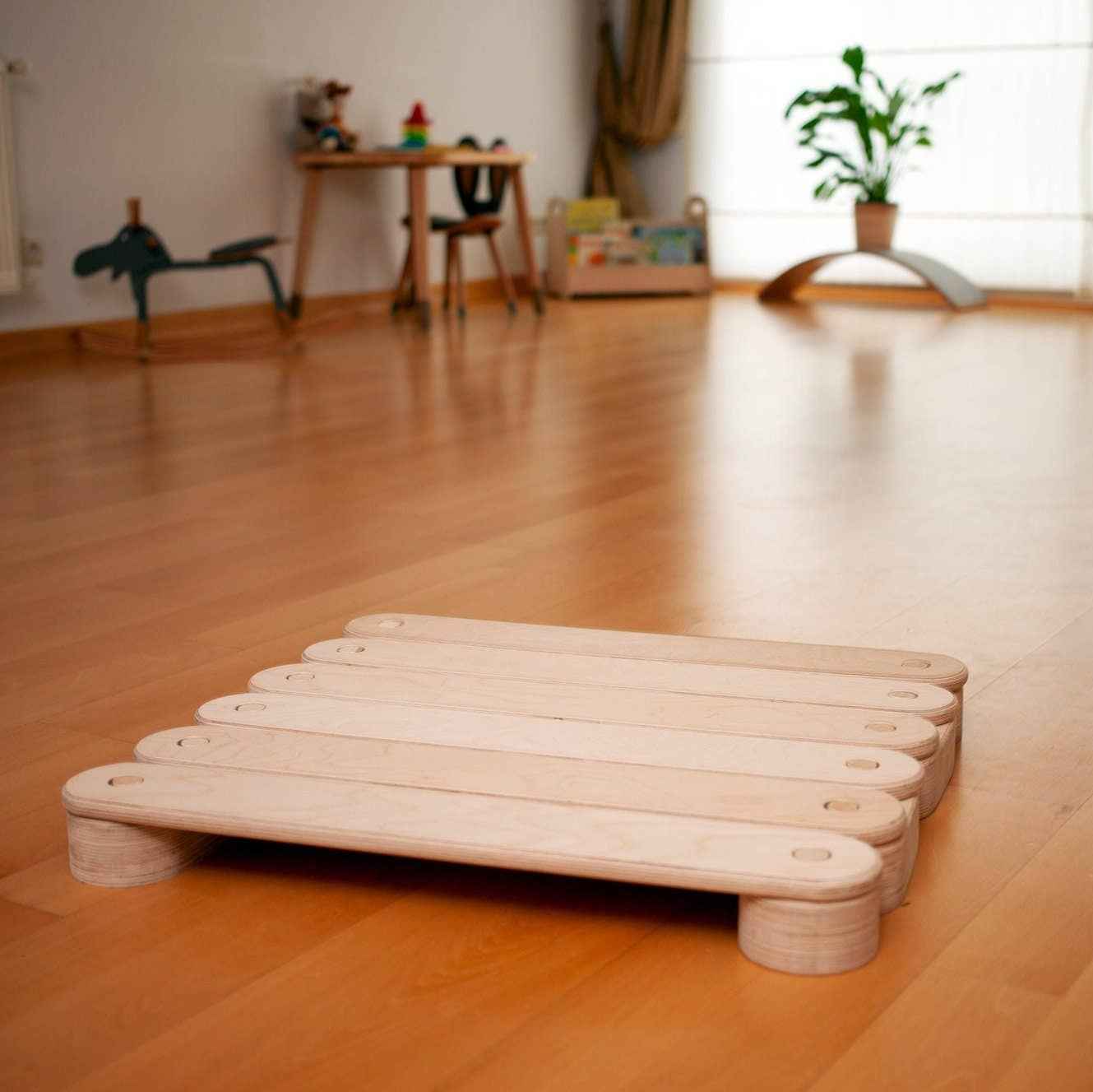 Montessori Balance Beam (Set of 5 beams)