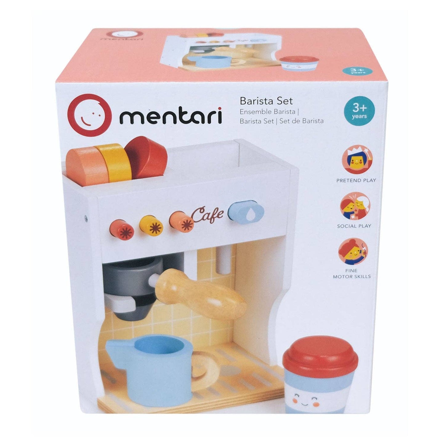 Kinderhood Distribution Inc. - Mentari Toys | Barista Set | High Quality | Canadian Supplier