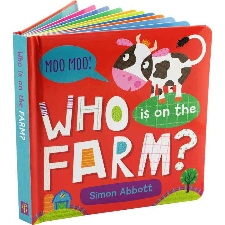 Who Is On the Farm? Board Book - Peter Pauper Press - Glee Garden