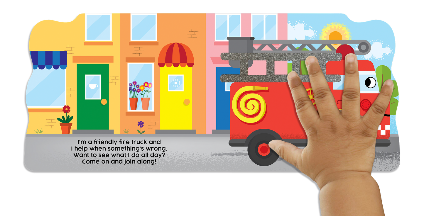 Little Hippo Books - Friendly Fire Truck - Little Hippo Books - Glee Garden