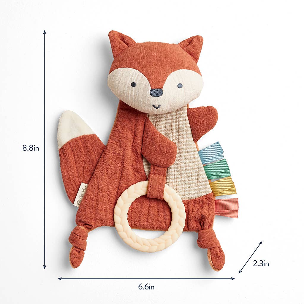 Itzy Ritzy - Fox Bitzy Crinkle™ Sensory Toy with Teether - Itzy Ritzy - Glee Garden