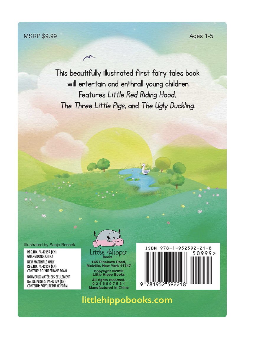Little Hippo Books - My First Book of Fairy Tales- Children's Padded Board Book