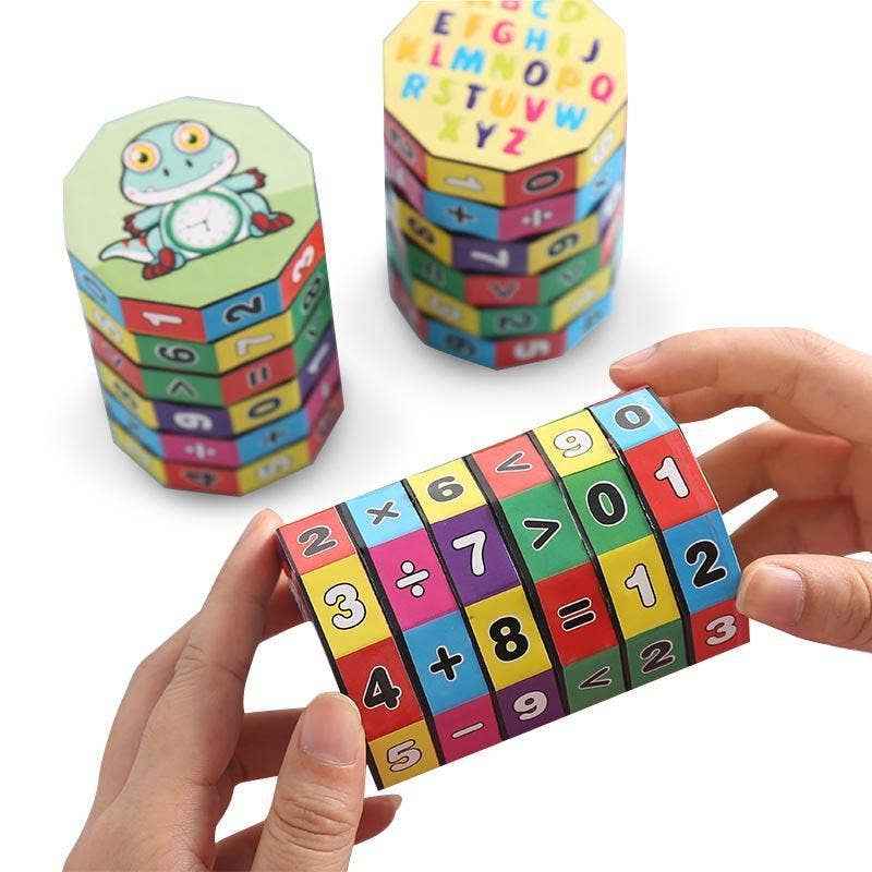 Educational toys for early teaching arithmetic: One digital cube - KiddieKickz - Glee Garden