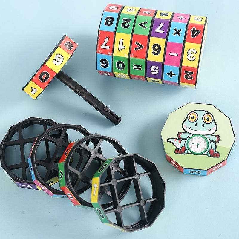 Educational toys for early teaching arithmetic: One digital cube - KiddieKickz - Glee Garden