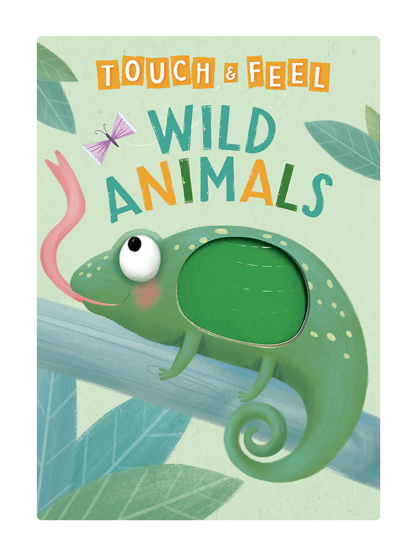 Wild Animals: A Touch and Feel Book - Little Hippo Books - Glee Garden