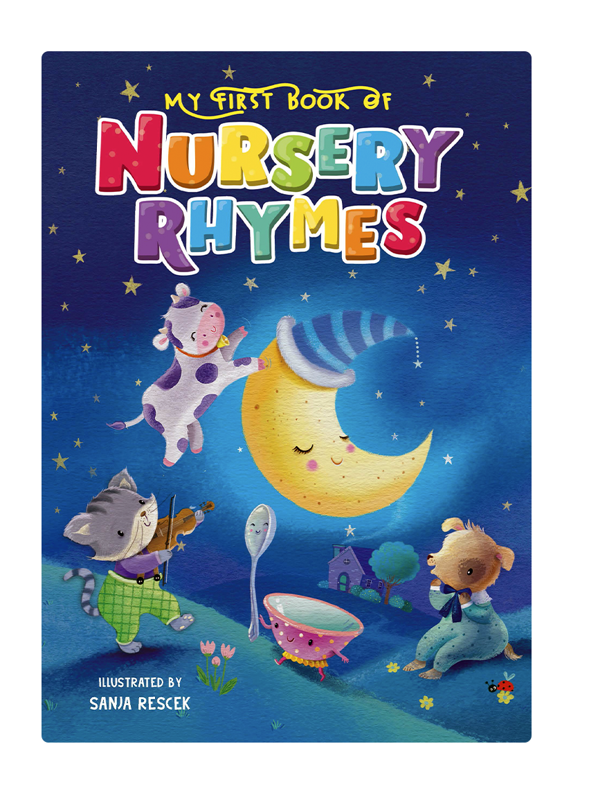 My First Book of Nursery Rhymes - Little Hippo Books - Glee Garden