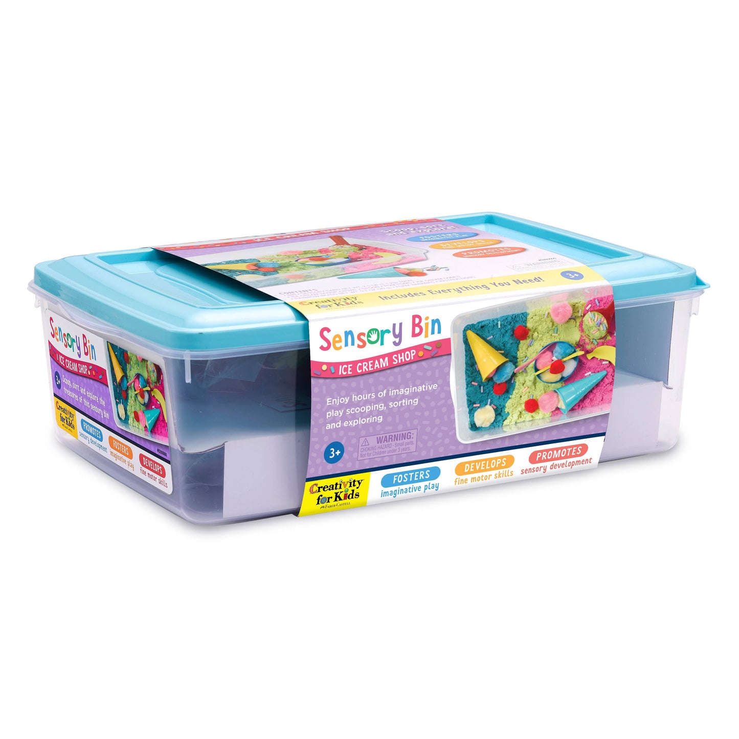 Faber-Castell / Creativity for Kids - Sensory Bin Ice Cream Shop Activity Bin for Kids