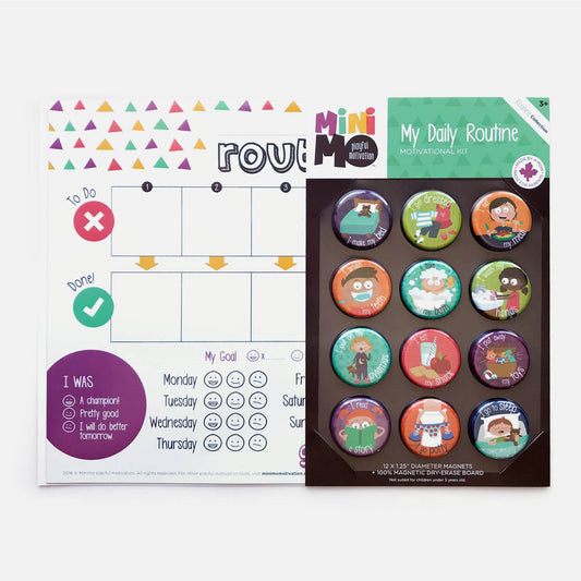 Minimo Playful Motivation - My Daily Routine - Canadian Brand