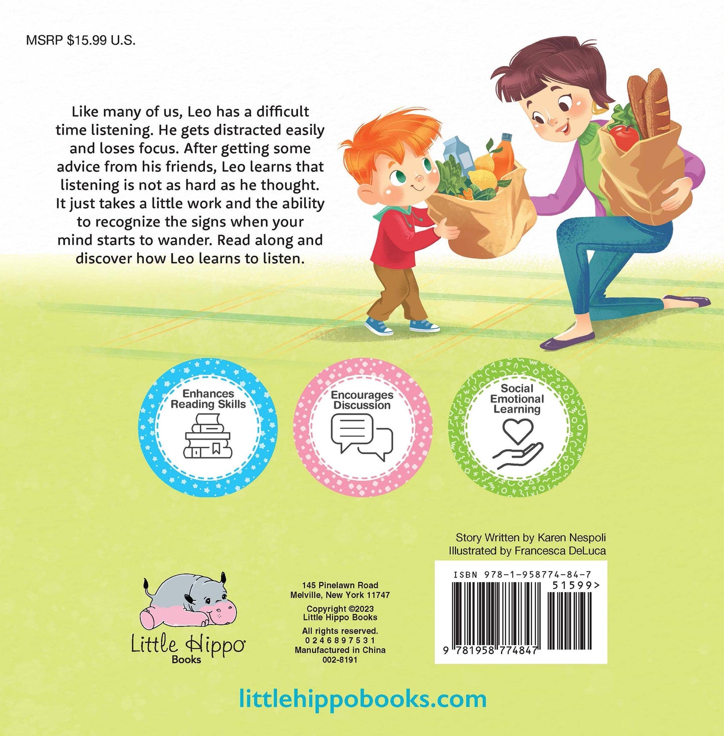 Little Hippo Books - Listening is Hard