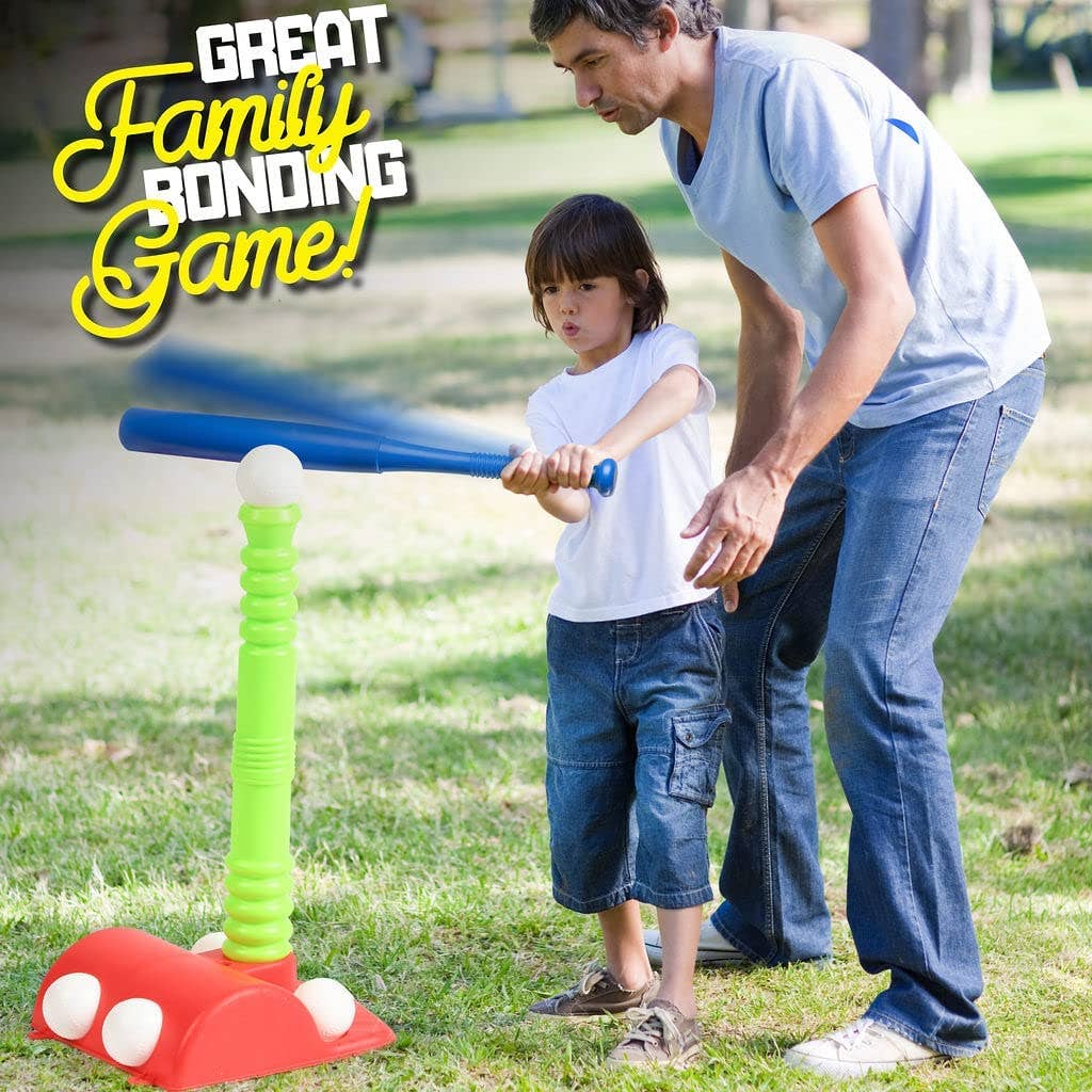 Play22 - T Ball Set with 20" Batting Tee and 8 Balls