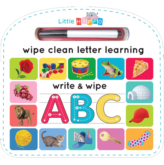 Little Hippo Books - Write & Wipe ABC