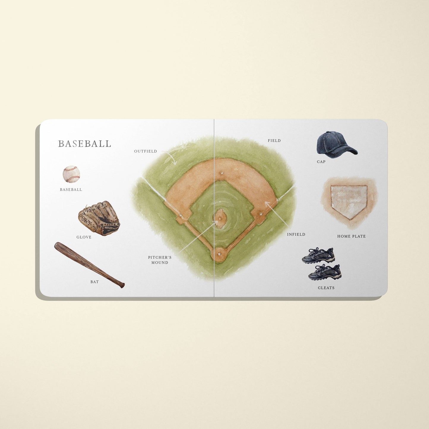 Paige Tate & Co. - Our Big Book of Sports (Baby Board Book)