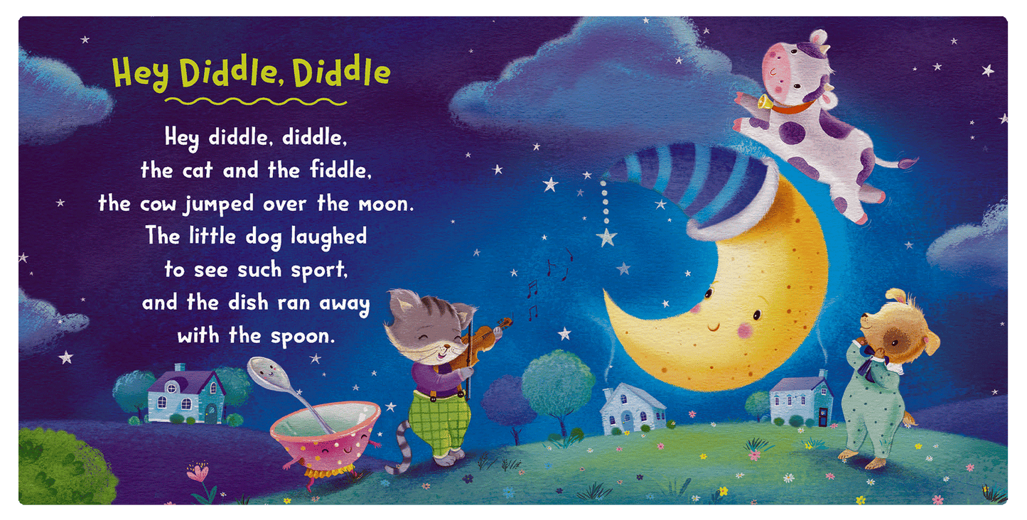 Little Hippo Books - My First Book of Nursery Rhymes- Children's Padded Board Book