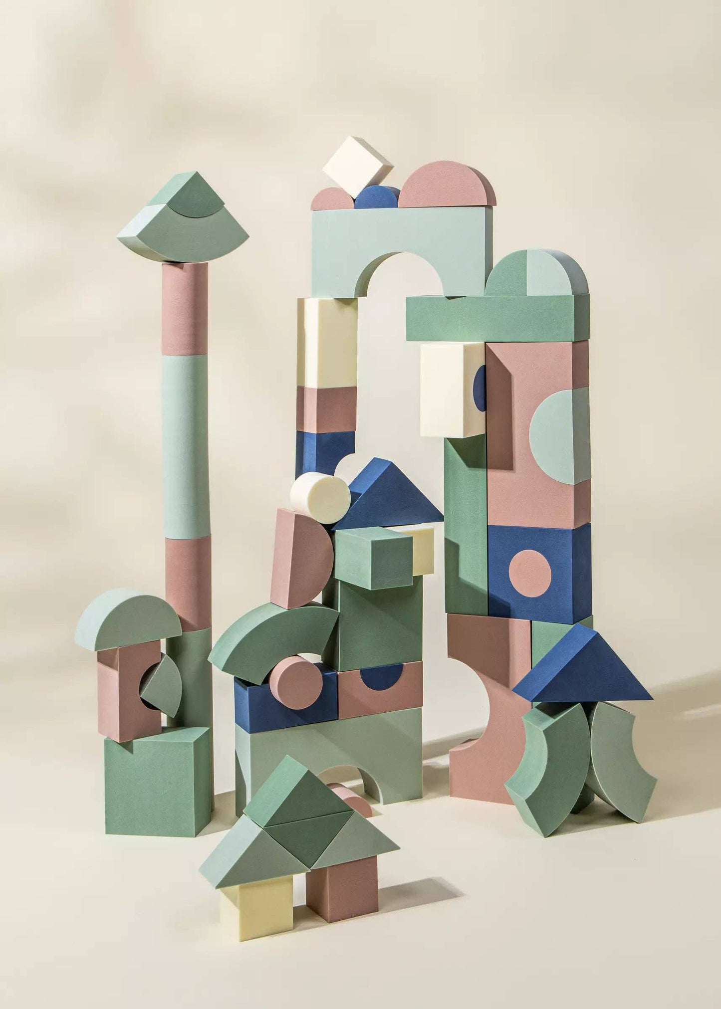 Eva Foam Building Blocks Set - Medium (52 Pcs) - Coco Village - Glee Garden