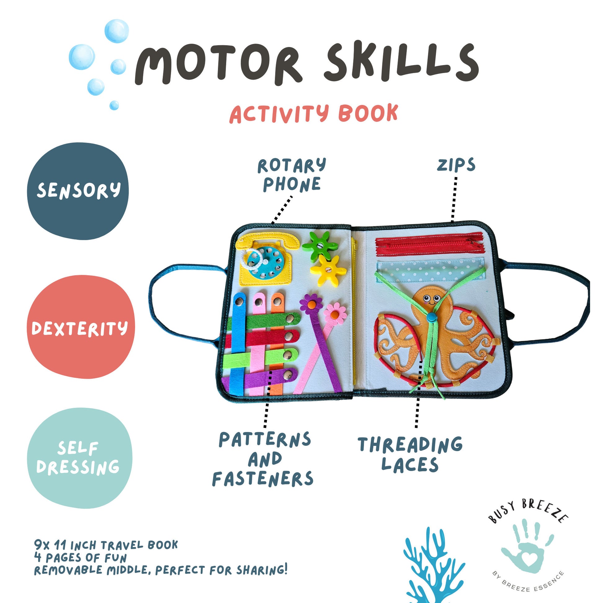 Under the Sea Busy Board - Breeze Essence Inc. - Glee Garden