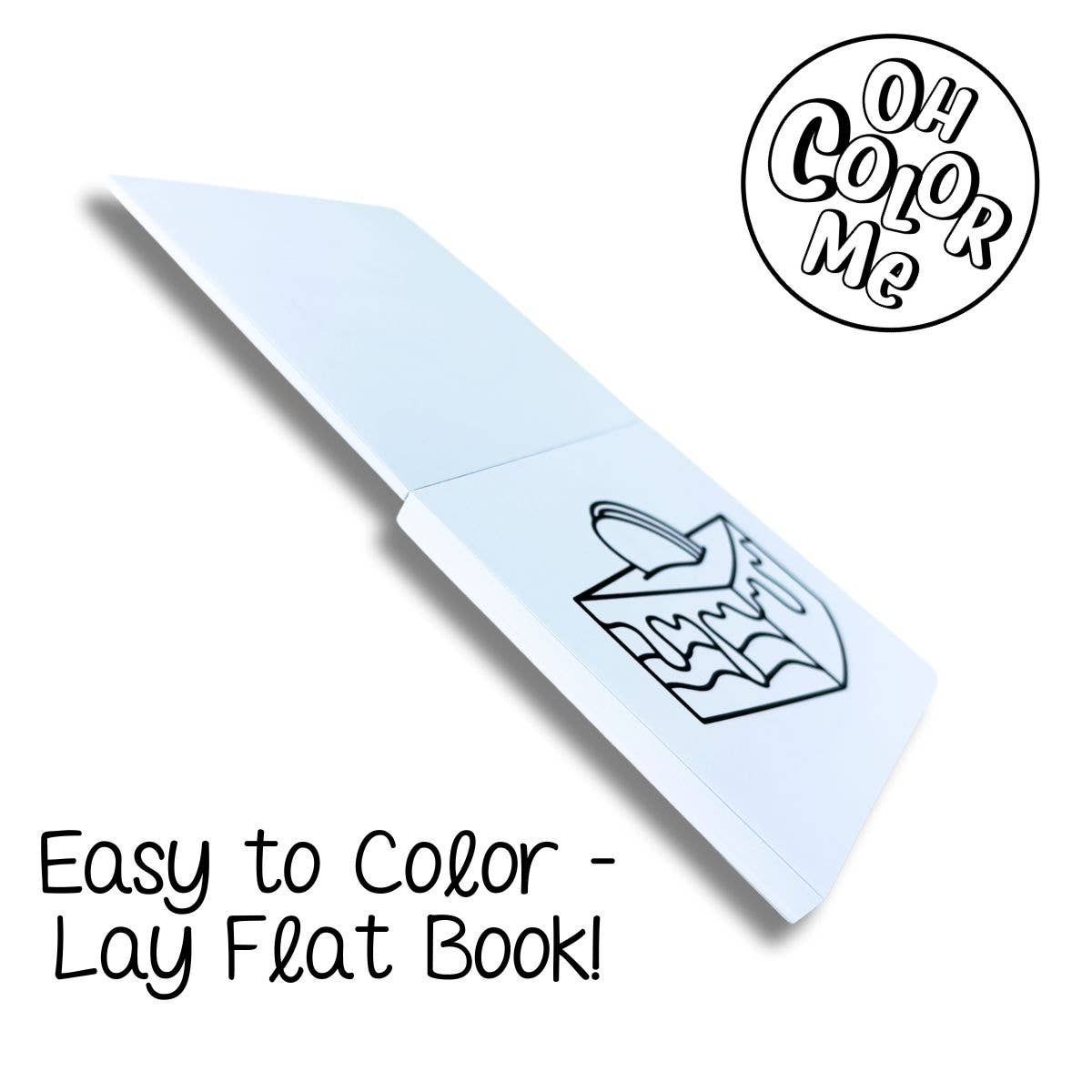 Mini Coloring Book Mystical Wonders, 4"x4" - Oh Color Me - Glee Garden