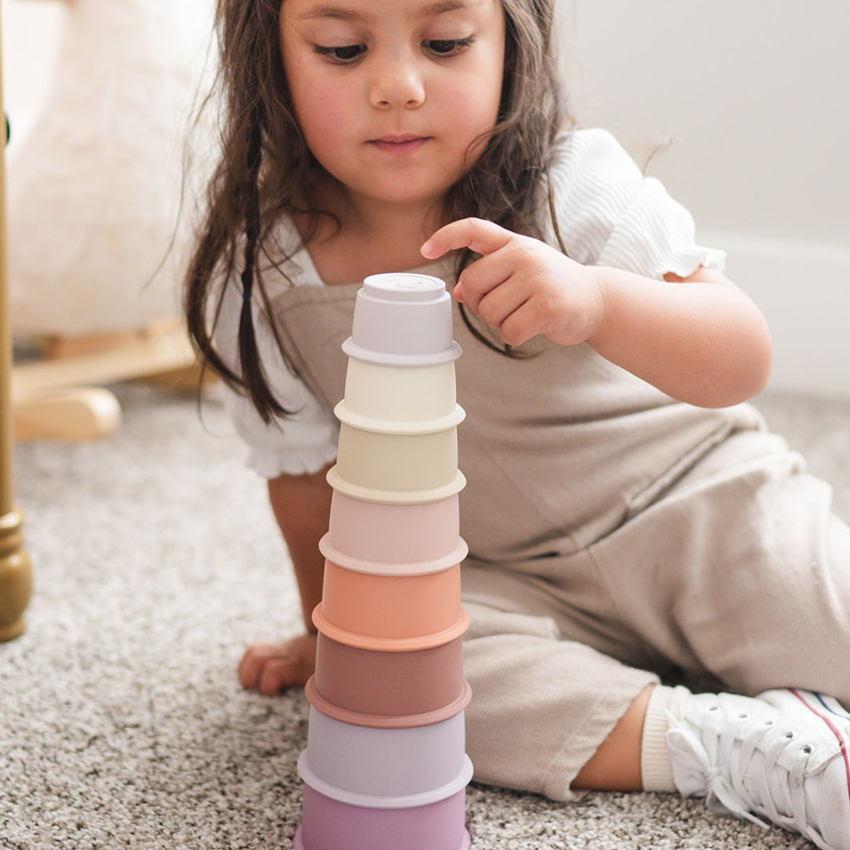 Stacking Cups Toy - bug + bean kids - Glee Garden
