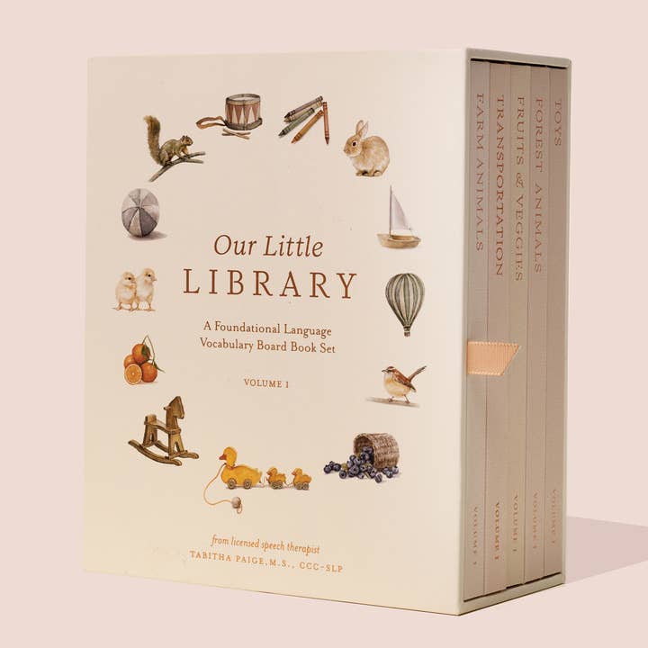 Our Little Library Vol. 1 (5 Board Books) - Paige Tate & Co. - Glee Garden