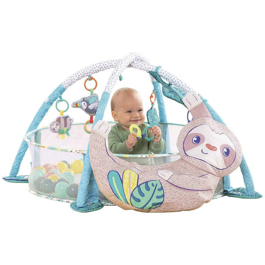 Infantino 4-in-1 Sloth Jumbo Activity Gym & Ball Pit