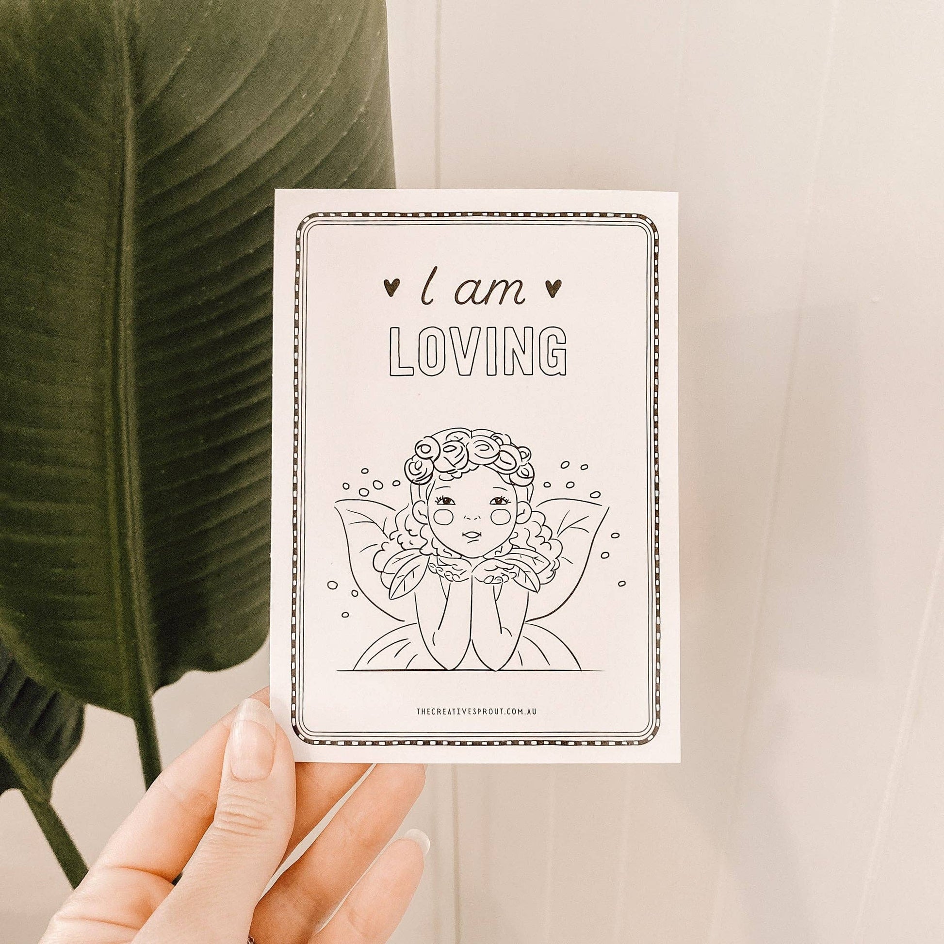 Affirmation Colouring Pages for Kids – Mindfulness Activity - The Creative Sprout - Glee Garden