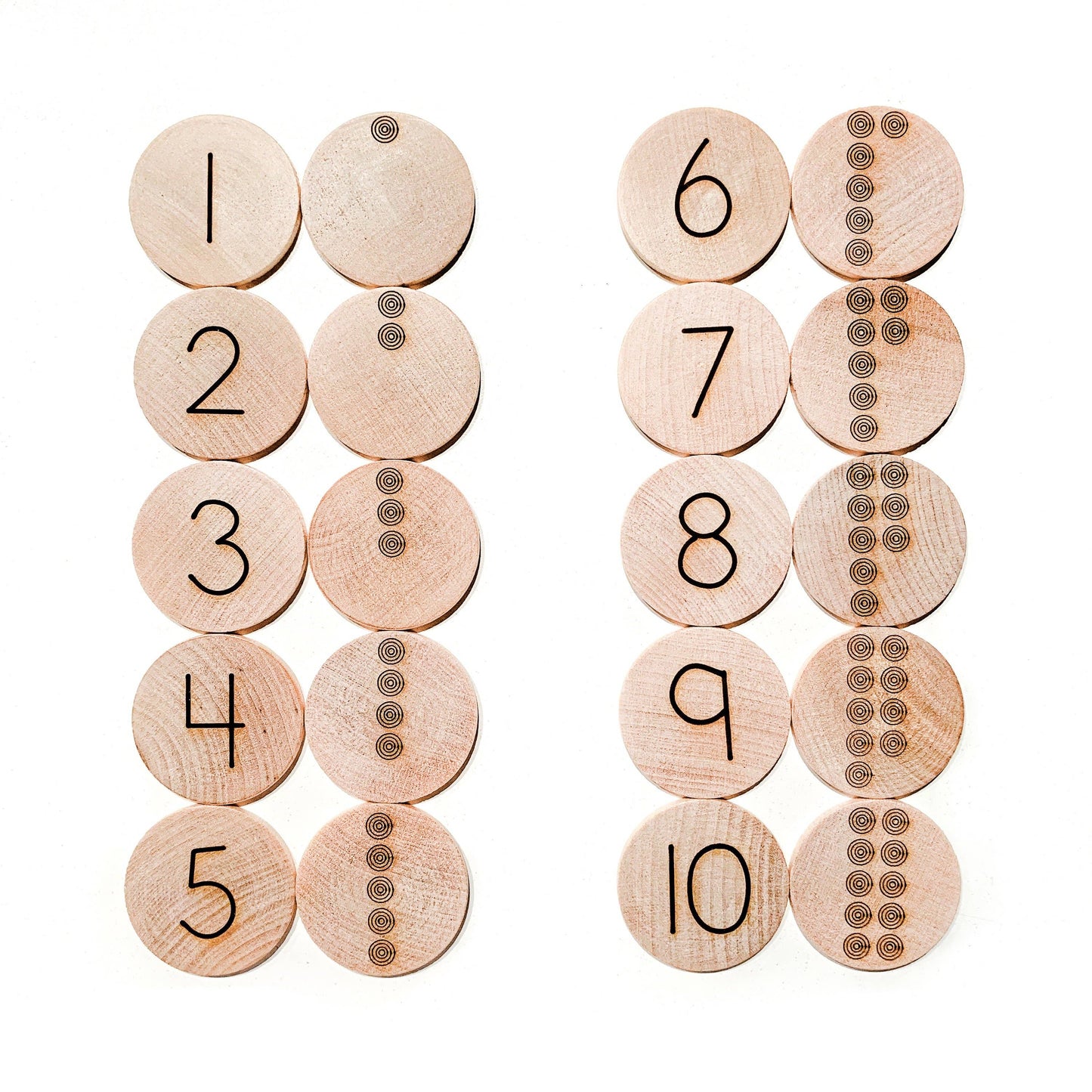 Tree Fort Toys - 1-10 Number Match - Made In Canada