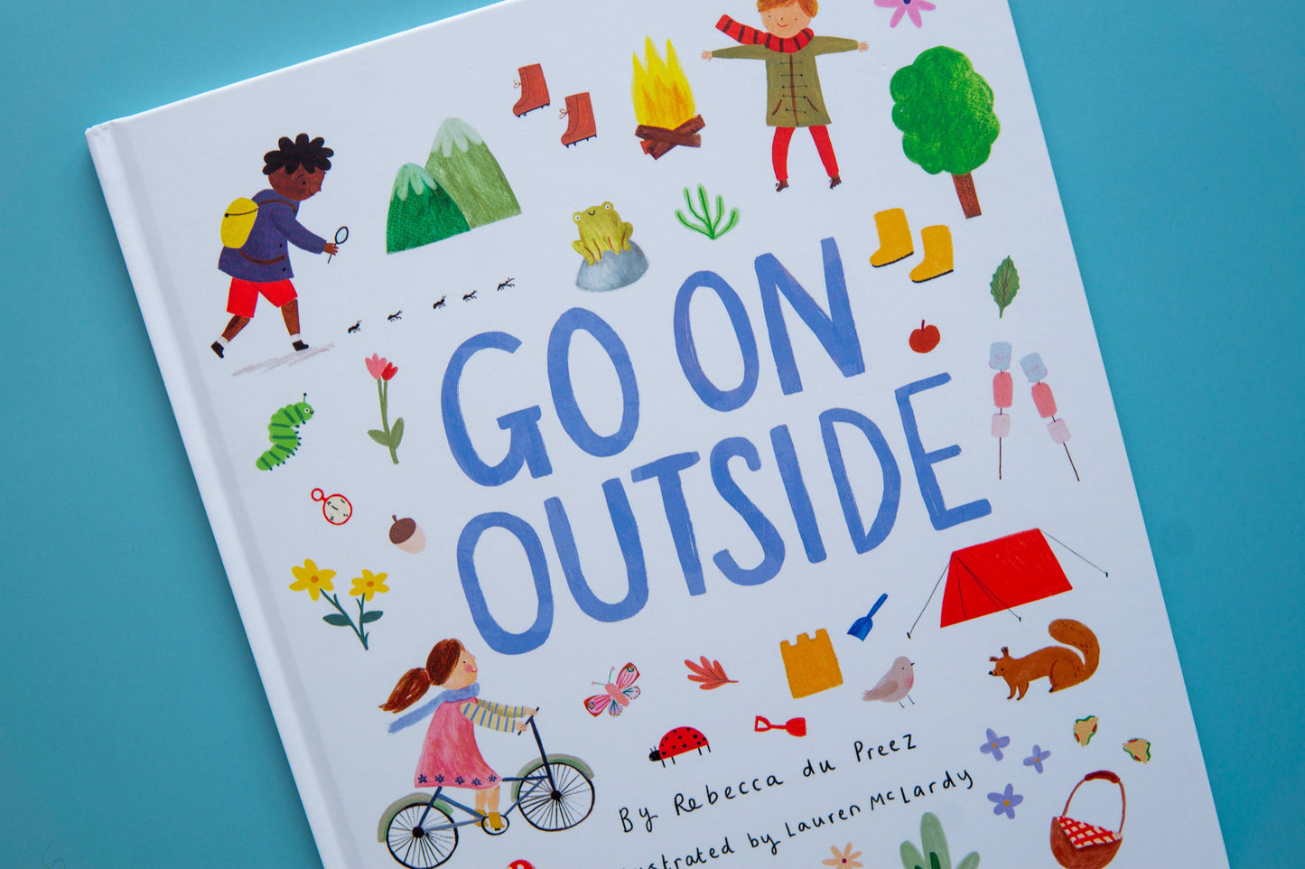 Brown Paper Fox - Go On Outside | Hardcover Picture Book | High Quality Books | Canadian Publisher