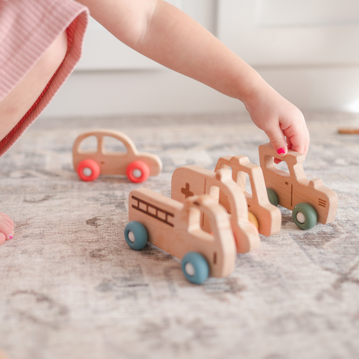 Wooden Car Toy - bug + bean kids - Glee Garden