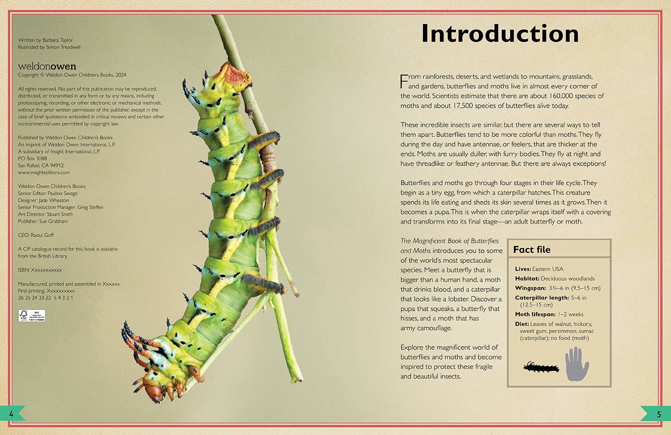Insight Editions - The Magnificent Book of Butterflies & Moths
