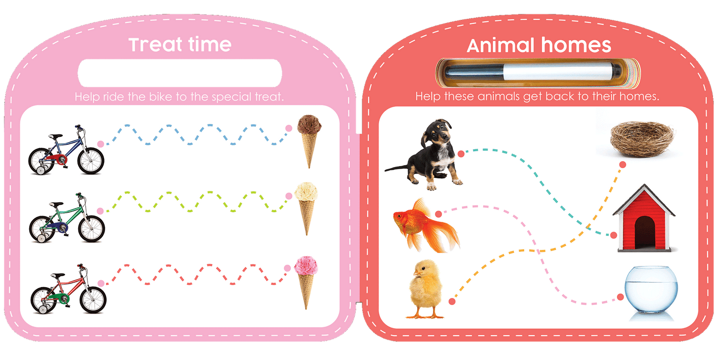 Write & Wipe Pen Control - Little Hippo Books - Glee Garden