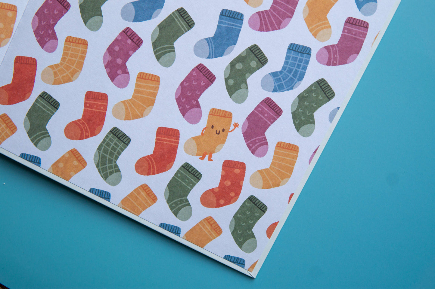 Brown Paper Fox - The Lost Sock | Hardcover Picture Book | High Quality Books | Canadian Publisher