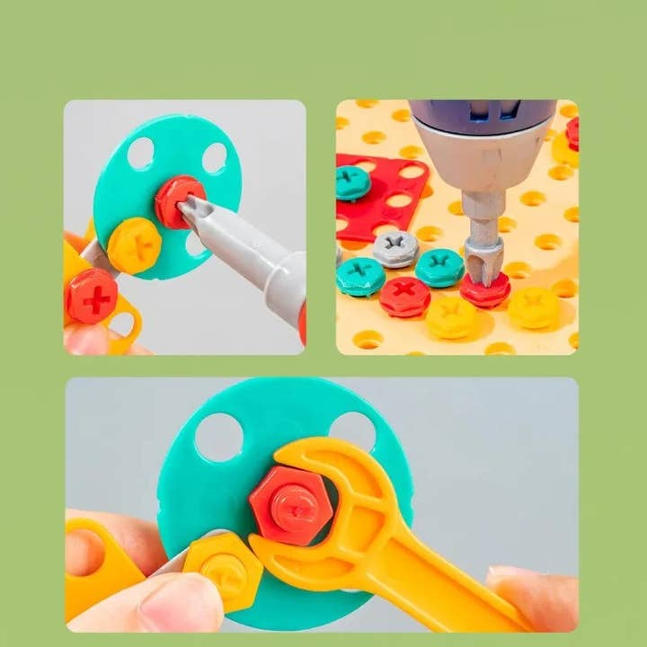 Play Toolbox Bear with Drill - VIGOR - Glee Garden