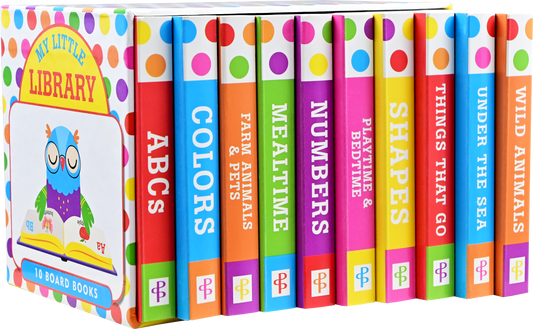 My Little Library: 10 Mini Board Books Set for Toddlers