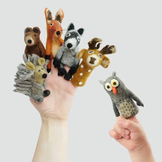 Ethically-sourced Handmade Finger Puppets