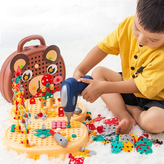 Play Toolbox Bear with Drill - VIGOR - Glee Garden