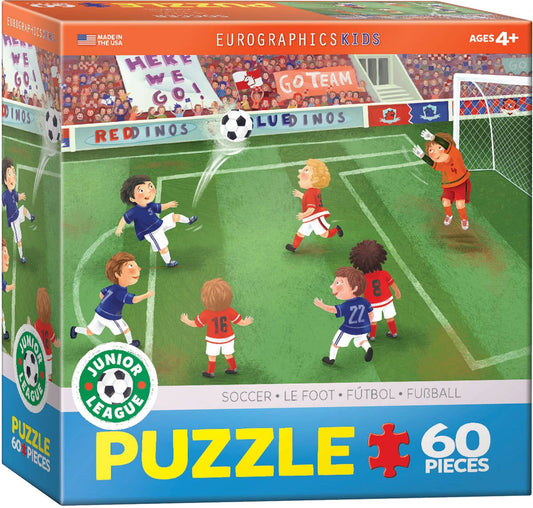 Eurographics Puzzles Canada - Junior League Soccer - Premium Quality