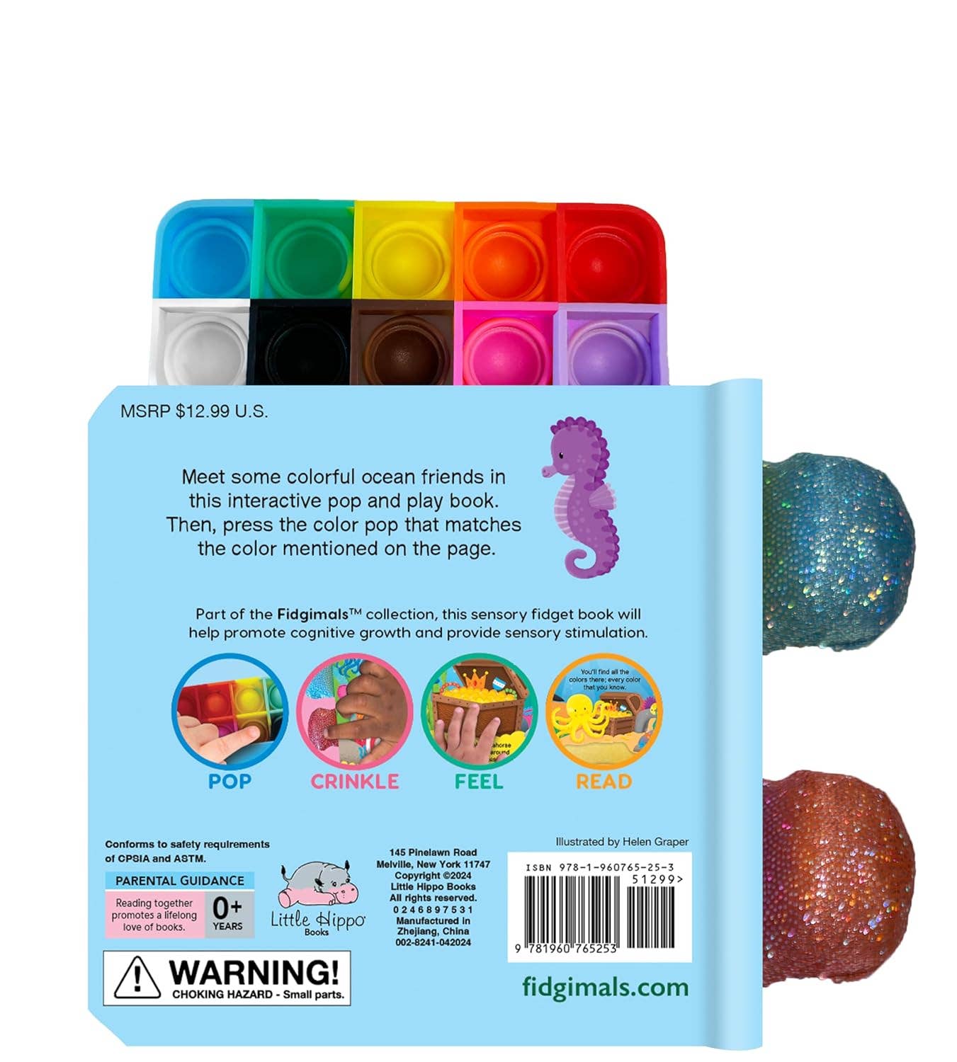 Ocean Colors - Sensory - Little Hippo Books - Glee Garden